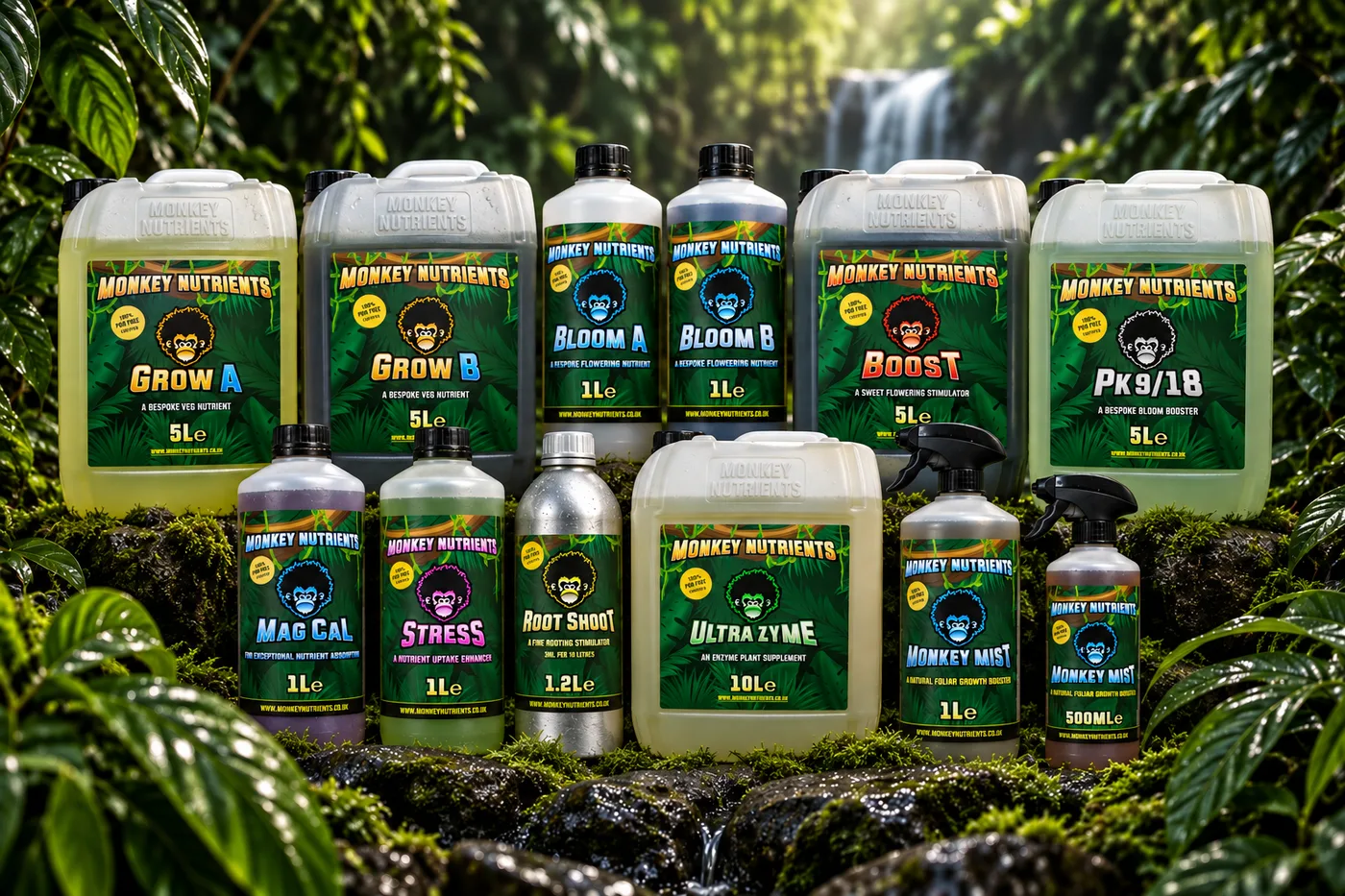 The Monkey Nutrients range